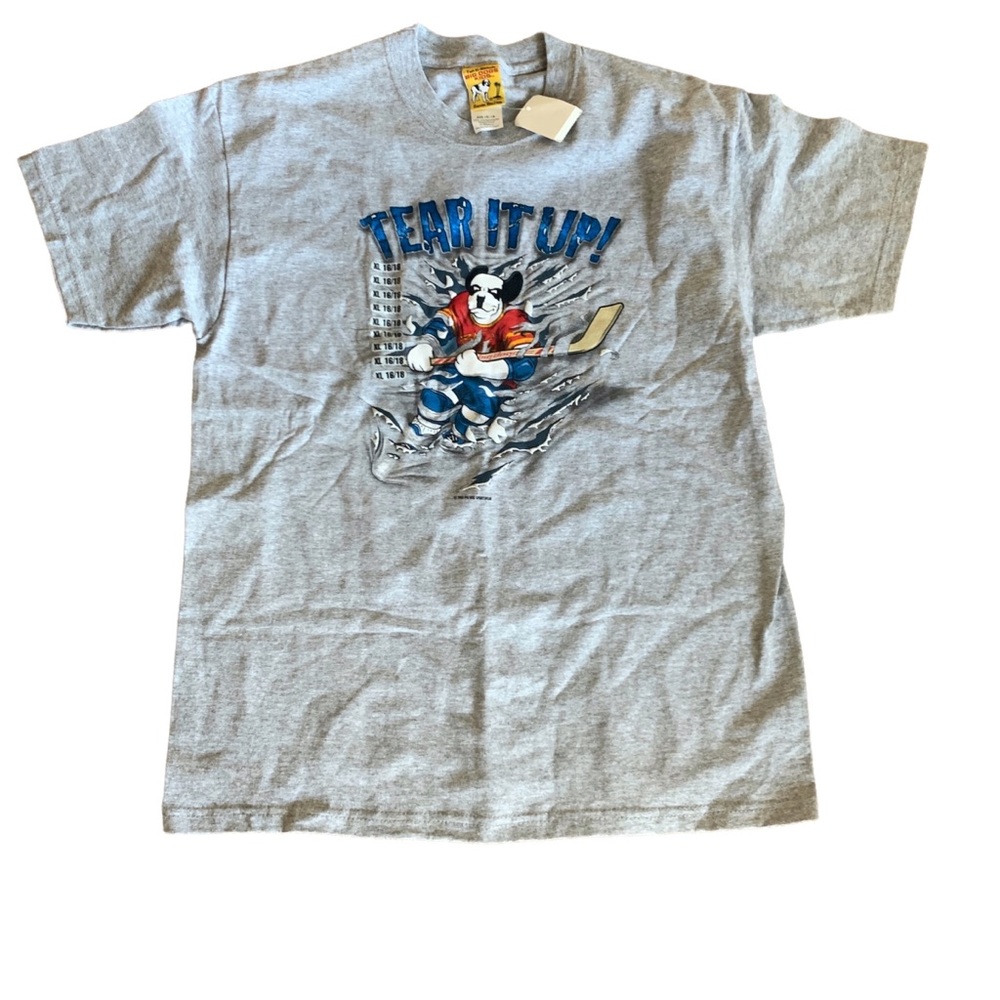 🆕 BIG DOG KIDS youth 16/18 XL Hockey Short Sleeve T-Shirt NWT